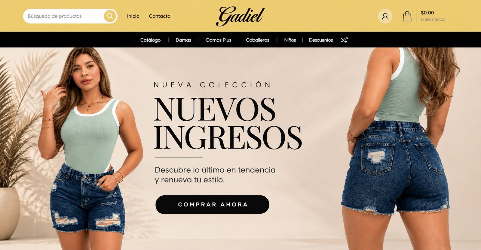 Captura web Gadiel Jeans